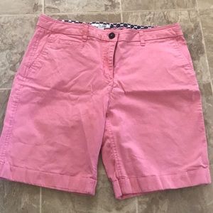 Cute pink shorts- hits above the knee